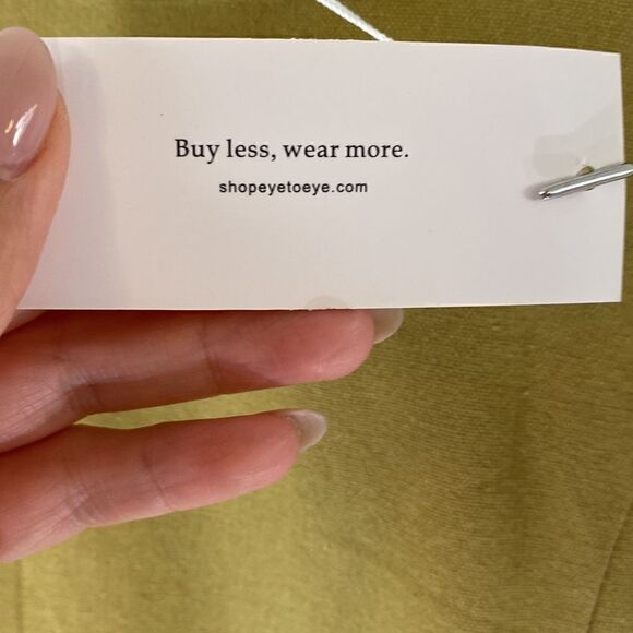 NWT Womens Sayuri Chartreuse Green Button Side Sleeveless Midi Dress - Picture 11 of 13